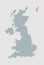 Creative United Kingdom country map made of dots