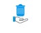 Creative vector dustbin icon recycle bin symbol trash sign