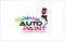 Creative vector graphic of Auto body color Painting logo design