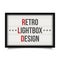 Creative vector illustration of glowing cinema signboard, retro lightbox isolated on transparent background. Art design