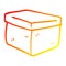 A creative warm gradient line drawing cartoon office filing box