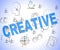 Creative Word Means Designing Designs And Ideas