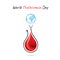 Creative world Thalassemia day poster design