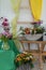 Creatively designed flower decoration - room decoration