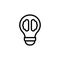 Creativity, bulb, brain icon. Simple line, outline vector elements of innovations icons for ui and ux, website or mobile