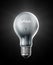 Creativity - bulb with a filament shaped like the word idea.