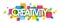 CREATIVITY colorful typography banner