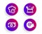 Creativity concept, Banking and Cooking timer icons set. World globe sign. Vector