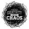 Creativity Sometimes Looks Like Chaos, Metaphor vector Quote design.