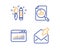 Creativity, Website statistics and Analytics graph icons set. Open mail sign. Vector