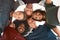 Creativity is what fuels us. Low-angle portrait of a team of happy designers posing with their heads in a huddle in the