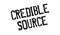 Credible Source rubber stamp