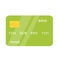 Credit Card. Bank plastic card template. vector Illustration clip art