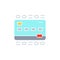 Credit card with code, digital money, e-money, online payment white outline icon. Shopping, online banking, finance