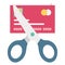 Credit card deduction, financial deduction Isolated Vector Icon which can be easily edited