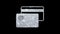 Credit Card Icon Shining Glitter Loop Blinking Particles .