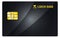 Credit card mockup. Realistic front side plastic banking money