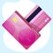 Credit card realistic style front back view online banking ecommerce internet shopping payments concept electronic