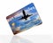 Credit card that rewards users with airline miles and points.