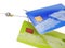 Credit cards on fishing hook 3d illustration concept