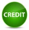 Credit elegant green round button