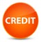 Credit elegant orange round button