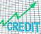 Credit Graph Chart Shows Buy Increase Grow Debt