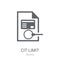 credit limit icon. Trendy credit limit logo concept on white background from General collection