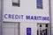 credit maritime french logo france coast and text brand sign of agency bank office