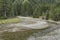 Creek in the Lessachtal in Lungau in Austria