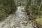 Creek in the Lessachtal in Lungau in Austria