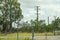 Creek Name Signpost On Highway