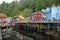 Creek Street Ketchikan Alaska With Tourists