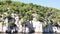 Creeks of Cassis seen from the sea