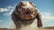 Creepy Desertpunk: A Surreal 3d Hippopotamus Zombie Character Design