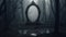 Creepy Forest Mirror: A Photorealistic Depiction Of Trapped Emotions In An Ornate 8k Resolution