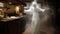 Creepy Genie Ghost In Kitchen: Ultra Realistic Photo
