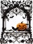 Creepy Halloween Graphics Seasonal Wall Art Eerie Night Halloween Party Banner