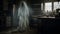 Creepy Siren Ghost In Kitchen: Ultra Realistic 8k Resolution Photo