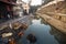 During the cremation ceremony along the holy Bagmati River in Bhasmeshvar Ghat at Pashupatinath temple