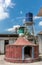 Cremation oven at ceremonial hall at Chinese Cemetery in Manila Philippines