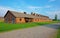 Crematorium building in concentration camp Auschwitz Birkenau