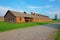 Crematorium building in concentration camp Auschwitz Birkenau