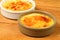 Creme brulee caramelized