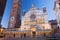 Cremona - The cathedral Assumption of the Blessed Virgin Mary at dusk