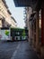 Cremona, Lombardy, Italy - April 19th 2020 everyday city life during coronavirus city lockdown