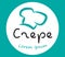 Crepe Logo Design With Chef`s Hat