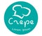 Crepe Logo Design With Chef`s Hat