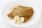 Crepes or Pancakes with Banana and Maple Syrup