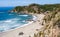 Crescent beach coastline at Copalita, Huatulco, Mexico